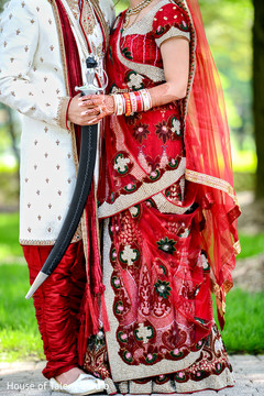 Bride and Groom with Kirpan Bride and Groom with Kirpan
