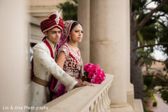 Indian Bride and Groom Portrait Indian Bride and Groom Portrait
