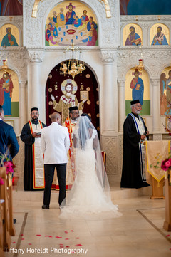 Bride and Groom Church Wedding church wedding,catholic wedding,fusion wedding,fusion indian wedding
