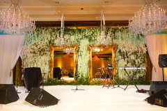 band floral stage band floral stage