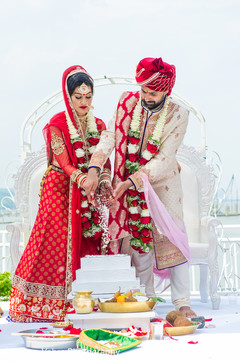Indian fusion wedding Indian fusion wedding