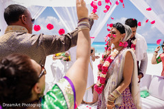 Lovely Indian bride in her wedding ceremony traditions Lovely Indian bride in her wedding ceremony traditions