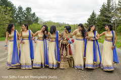 Maharani with her bridesmaids Maharani with her bridesmaids