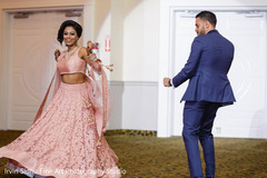 Beautiful bride and groom dancing indian wedding,indian wedding reception,indian couple