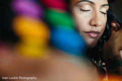 See this bride to be getting ready for her mehndi night. See this bride to be getting ready for her mehndi night.