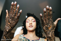 Indian bride with bridal henna her hands and arms. Indian bride with bridal henna her hands and arms.