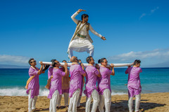 Indian Groom and Groomsmen at the Sheraton Maui Resort & Spa