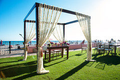 Modern Indian Mandap at the The Royal Hawaiian