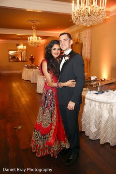 Bride in Indian outfit