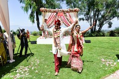 Indian Bride and Groom Portrait bride and groom outdoor photography,bride and groom outdoors,bride and groom portrait,indian wedding day portrait