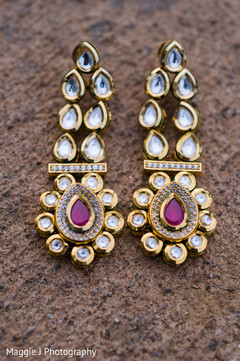Indian wedding bridal purple earrings Indian wedding bridal purple earrings