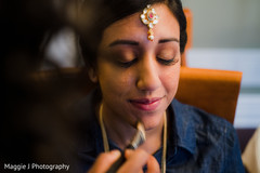 See this indian bride get her make up ready for her wedding. See this indian bride get her make up ready for her wedding.