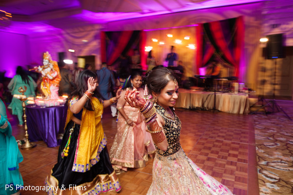 Indian family in Sangeet