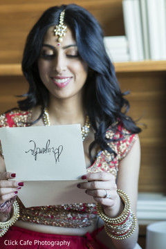 Indian bride special moment while getting ready. Indian bride special moment while getting ready.