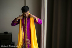 Indian groom getting ready Indian groom getting ready
