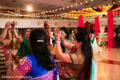 Family having fun during Garba Family having fun during Garba