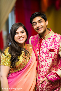 Indian Bride and Groom Portrait Indian Bride and Groom Portrait