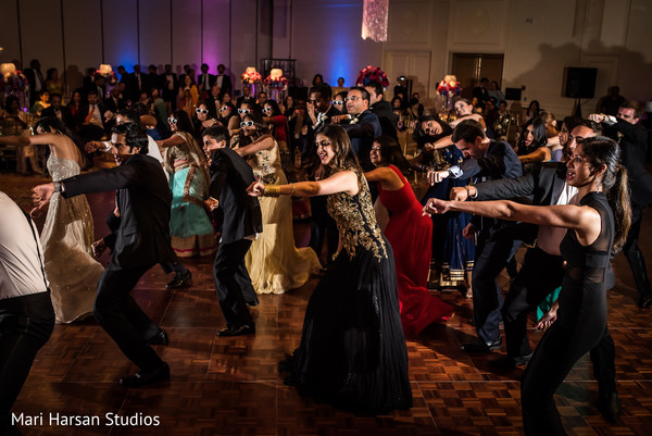 Indian wedding reception.