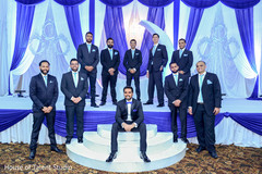 Indian groomsmen posing together with the groom. indian groomsmen,indian groom,indian wedding photography session