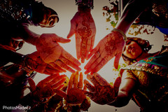 Lovely image of bridal mehndi party. Lovely image of bridal mehndi party.