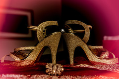 Fabulous golden wedding shoes. Fabulous golden wedding shoes.
