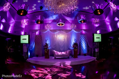 Indian wedding stage amazing decoration and lightning indian wedding reception decor,indian wedding reception lighting,indian wedding stage