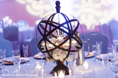 Lovely rustic centerpieces for Indian wedding reception Lovely rustic centerpieces for Indian wedding reception