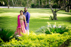 Indian Bride and Groom Portrait Indian Bride and Groom Portrait