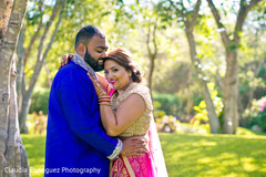 Indian Bride and Groom Portrait Indian Bride and Groom Portrait