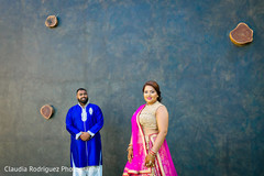 Indian Bride and Groom Portrait Indian Bride and Groom Portrait
