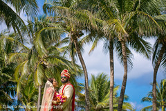Indian Bride and Groom Portrait Indian Bride and Groom Portrait