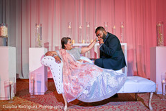 Indian Bride and Groom Portrait Indian Bride and Groom Portrait