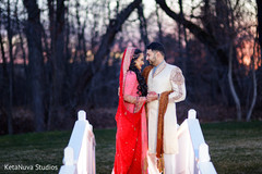 Bride and Groom Indian Wedding Day Portrait Bride and Groom Indian Wedding Day Portrait