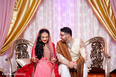 Indian Bride and Groom Portrait Indian Bride and Groom Portrait
