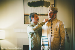 Groom Getting Ready Groom Getting Ready