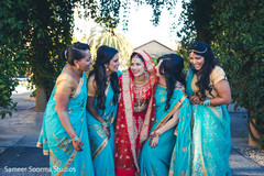Bride with Bridesmaids Bride with Bridesmaids