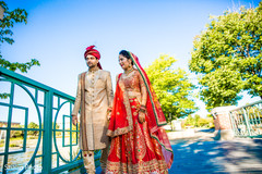 Stunning indian couple ready in their wedding ceremony attires. Stunning indian couple ready in their wedding ceremony attires.