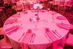 Pink themed indian wedding table . Pink themed indian wedding table .