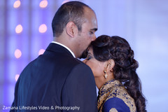 Indian Bride and Groom Reception Portrait Indian Bride and Groom Reception Portrait