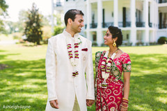 Indian Bride and Groom Portrait Indian Bride and Groom Portrait