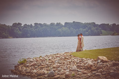 Indian Bride and Groom Wedding Day Portrait Indian Bride and Groom Wedding Day Portrait