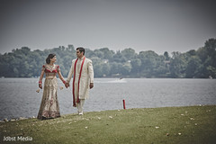 Indian Bride and Groom Wedding Day Portrait Indian Bride and Groom Wedding Day Portrait
