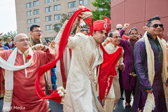 Indian Groom at Baraat Ceremony Indian Groom at Baraat Ceremony