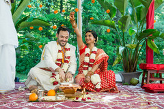 Indian Bride and Groom Wedding Day Portrait Indian Bride and Groom Wedding Day Portrait
