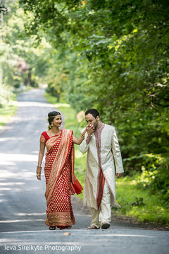 Indian Fusion Wedding Day Portrait Indian Fusion Wedding Day Portrait