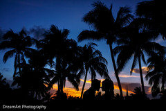 Amazing beach sunset portrait. Amazing beach sunset portrait.