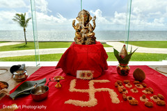 Ganesh altar. Ganesh altar.