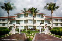 Lovely double portrait of indian bride and groom. Lovely double portrait of indian bride and groom.