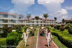 Guest arriving to the pre-wedding celebration. Guest arriving to the pre-wedding celebration.