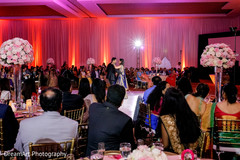 Guests enjoying the couple's first dance. Guests enjoying the couple's first dance.